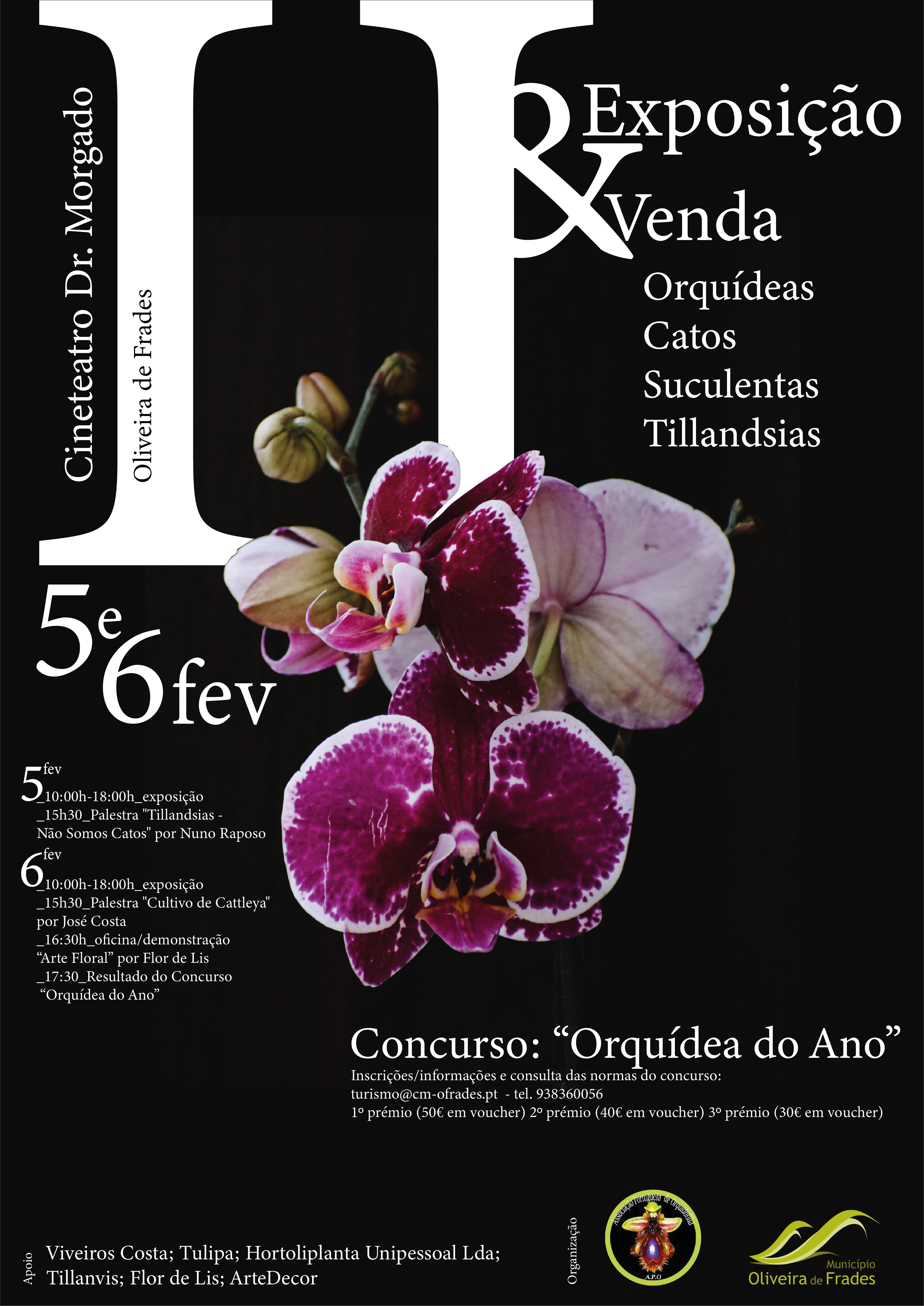 Read more about the article II Exposição de Orquídeas, Catos, Suculentas e Tillandsias