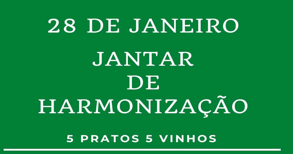 Read more about the article Jantar de Harmonização – 5 PRATOS 5 VINHOS